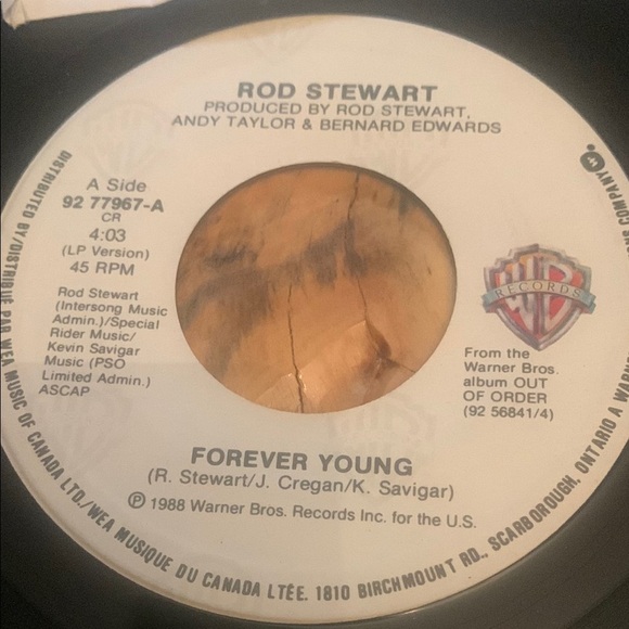 Vintage Rod Stewart Vinyl Records Collection 45 RPM - Picture 4 of 9